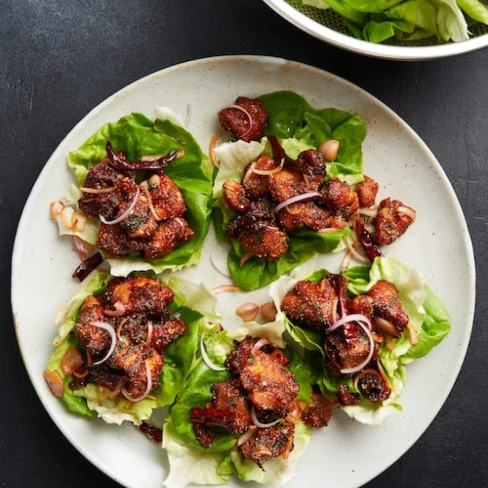 Fried Chicken Laab San Choy Bow | Marion&#039;s Kitchen Image