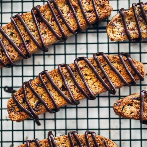 Cranberry Dark Chocolate Biscotti Image