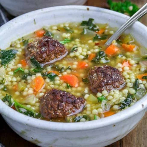 Vegan Italian Wedding Soup Image