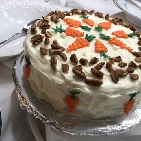 Carrot Cake With Pineapple Cream Cheese Frosting Image