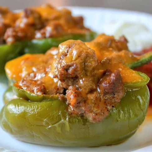 Mexican Stuffed Peppers (Low Carb) Image