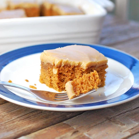 Pumpkin Bars With Old-Fashioned Caramel Frosting Image