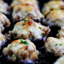 Sausage Stuffed Mushrooms Recipe Page