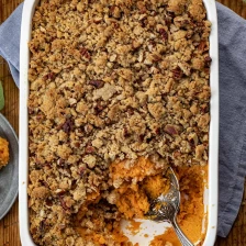 Sweet Potatoes with Pecan Streusel Topping Recipe Page