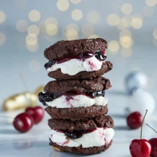 3-ingredient Black Forest Ice Cream Sandwich Recipe Page