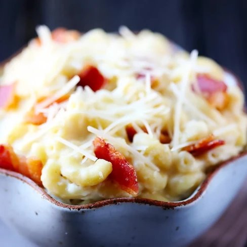 Bacon and Truffle Oil Macaroni and Cheese Image