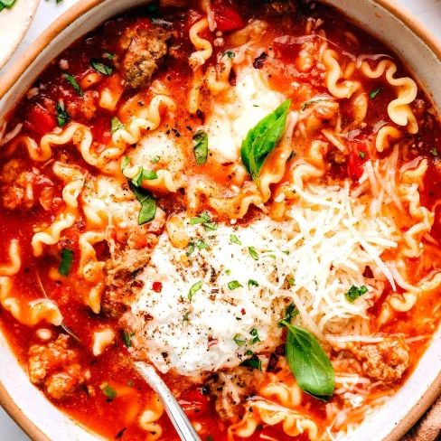 Easy Lasagna Soup Image