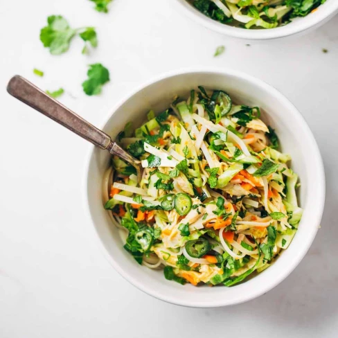 Vietnamese-Inspired Chicken Salad With Rice Noodles Image