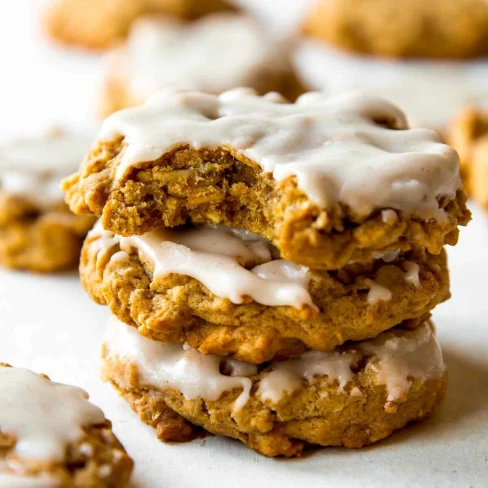 Brown Butter Pumpkin Oatmeal Cookies Image