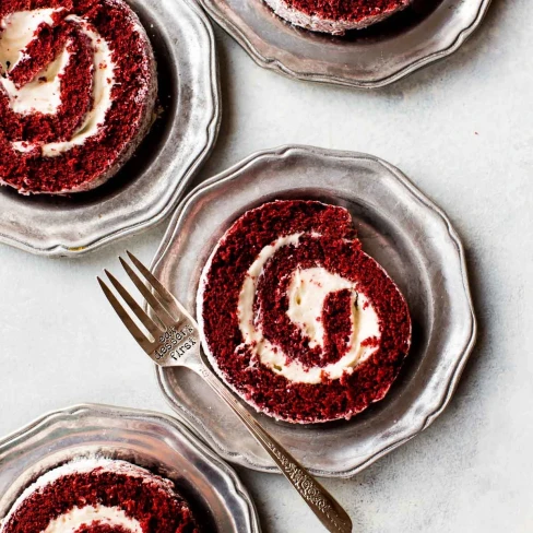 Red Velvet Cake Roll Image