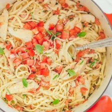 Chicken Pasta in Creamy Tomato Sauce Recipe Page