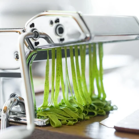 Homemade Spinach Pasta Dough Image