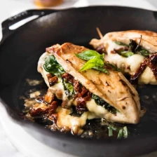 Sun Dried Tomato, Spinach &amp; Cheese Stuffed Chicken Breast Recipe Page