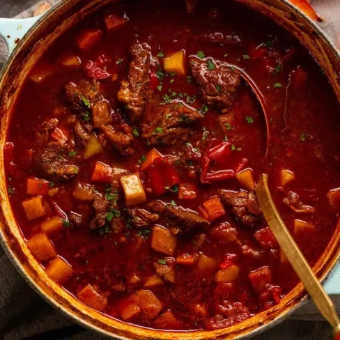 Goulash (Hungarian beef stew) Image