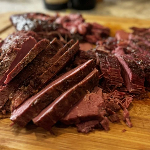 Dutch Oven Crunchy Corned Beef Image