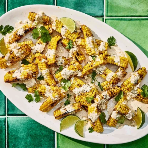 Slathered Grilled Corn Ribs Image