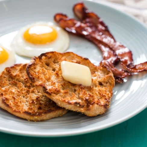 Old-Fashioned, No-Knead English Muffins Recipe Image