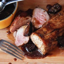 Easy Pan-Roasted Pork Tenderloin With Bourbon-Soaked Figs Recipe Recipe Page