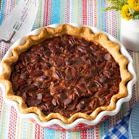 Chocolate Pecan Pie Image