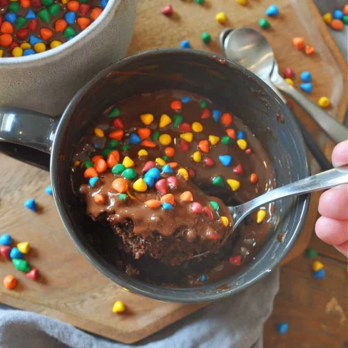 Incredible Vegan Cosmic Mug Brownies Image