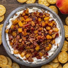 Bourbon Peach Pecan Dip Recipe Page
