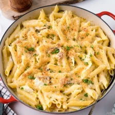 Creamy Pasta with Napa Cabbage and Bacon Recipe Page