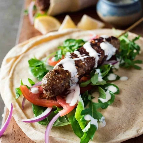 Turkish Lamb Kofta Kebabs Image