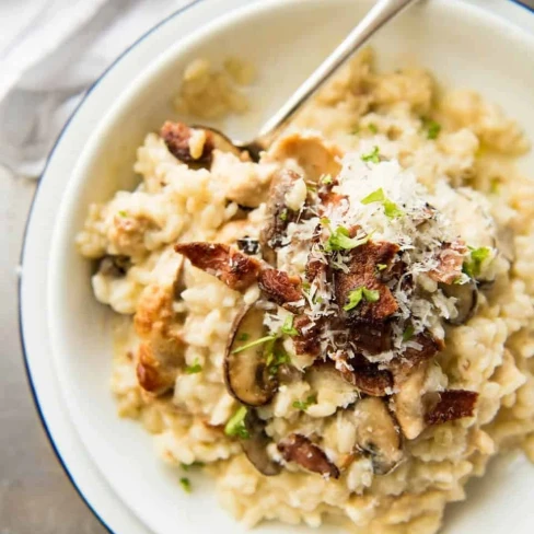 Chicken &amp; Mushroom Risotto Image