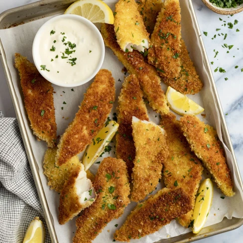 Crispy Pan Fried Fish Fingers Image