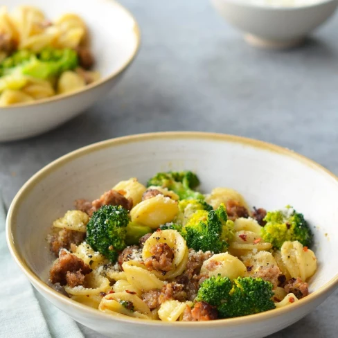 Orecchiette with Sausage and Broccoli Image