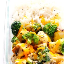 Cheesy Broccoli, Chicken and Rice Bowls (Meal Prep) Recipe Page