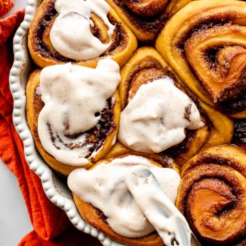 Pumpkin Cinnamon Rolls Image