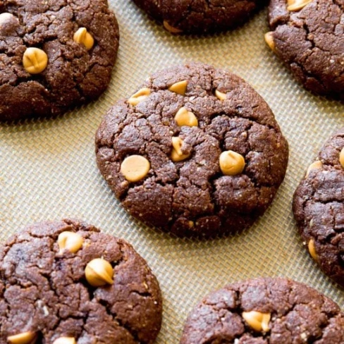 Flourless Peanut Butter Chocolate Cookies Image