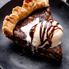 Fudge Brownie Pie Recipe Page