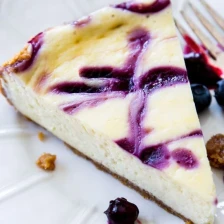 Blueberry Swirl Cheesecake Recipe Page