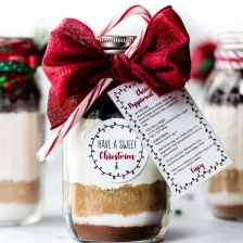 Christmas Cookies in a Jar &amp; Free Printable Recipe Page