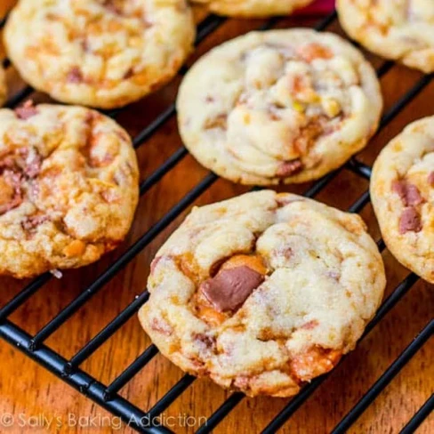 Chewy Butterfinger Cookies Image