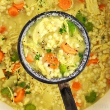 Chicken Couscous Soup Recipe Page