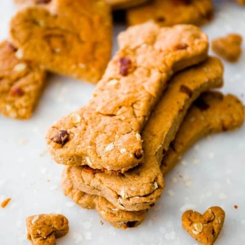 Homemade Peanut Butter &amp; Bacon Dog Treats Image