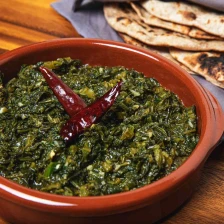 Sarson Ka Saag (Braised Mustard Greens and Spinach) Recipe Recipe Page