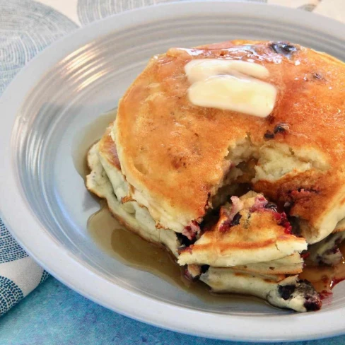 Lemon-Blueberry Pancakes Image