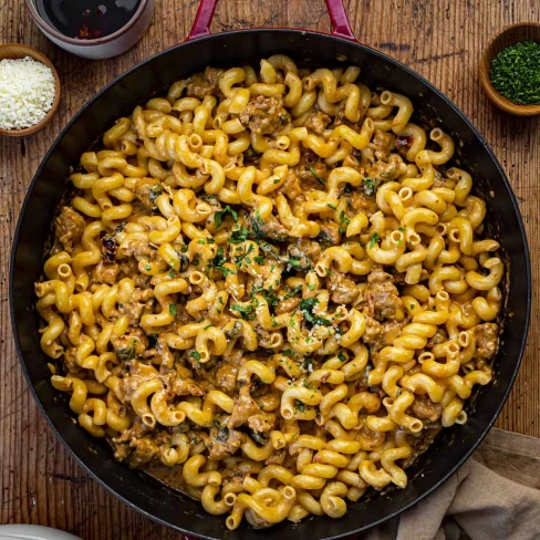 Spicy Sausage Cavatappi Image