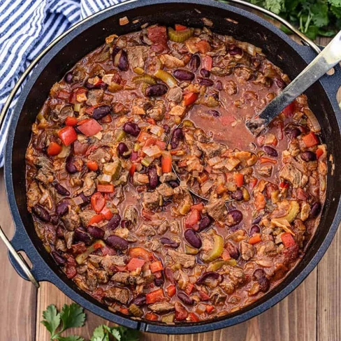 Cast Iron Dutch Oven Chili Image