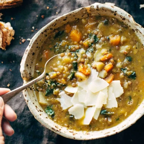 The Best Detox Crockpot Lentil Soup Image