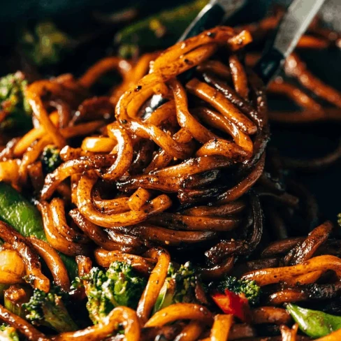 Black Pepper Stir Fried Udon Image