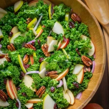 Kale Salad Recipe with Honey Lemon Dressing Recipe Page