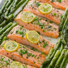 One-Pan Salmon Asparagus Recipe (VIDEO) Recipe Page