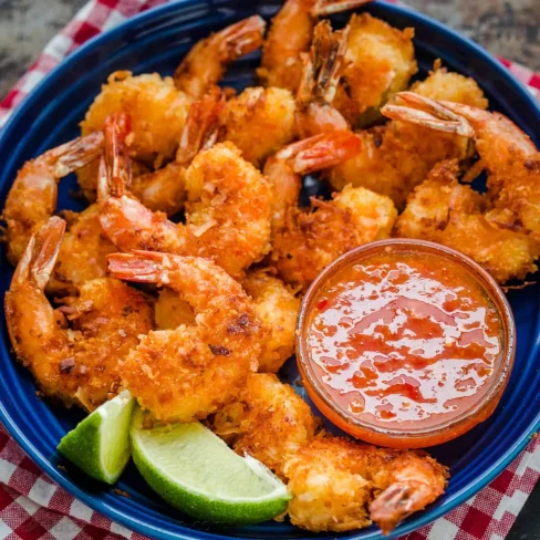 Coconut Shrimp with the Best Dipping Sauce Image