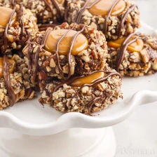 Chocolate Turtle Thumbprint Cookies Recipe Page