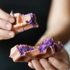 Ube Waffles (Crispy Outside &amp; Chewy Mochi-Like Inside) Recipe Page